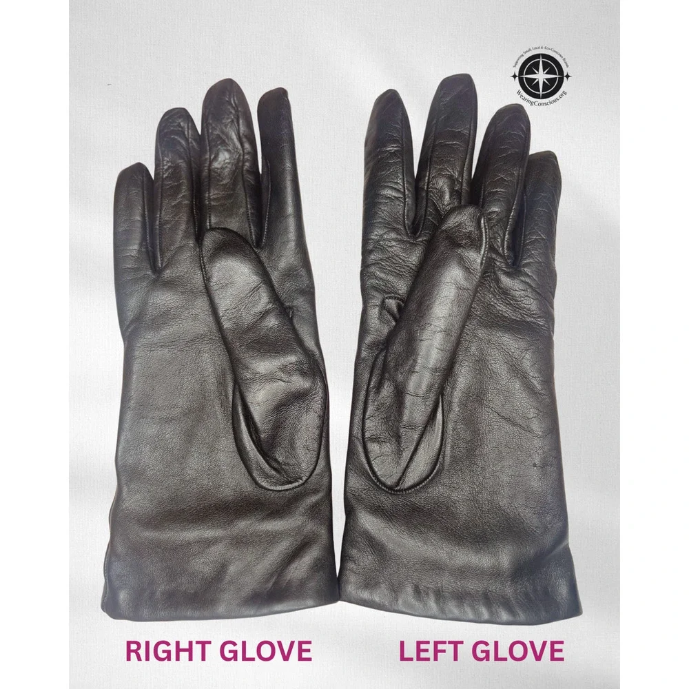 Cashmere Lined Italian Leather Gloves